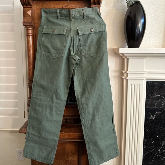 Vintage OG Baker Military Pants Fatigue - Picture 4 of 5